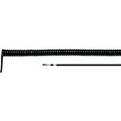 Helukabel 85917 spirálový kabel LiF12YD11Y 400 mm / 1600 mm 4 x 0.14 mm² černá 1 ks
