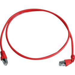 Telegärtner L00001A0157 RJ45 síťové kabely, propojovací kabely CAT 6A S/FTP 2.00 m červená samozhášecí, bez halogenů 1 ks