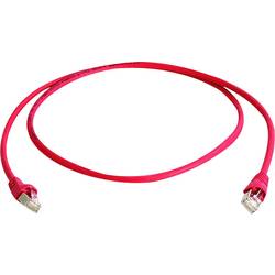 Telegärtner RJ45 (křížený) síťový kabel CAT 6A S/FTP 5.00 m červená samozhášecí, bez halogenů