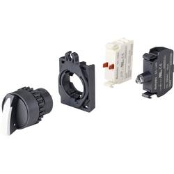 TRU COMPONENTS TC-9860136 S2SRN-S5W tlačítko volby nastavitelný otočný přepínač bílá 2 x 60 ° 1 ks Piece