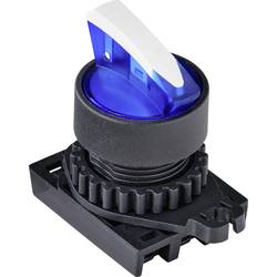 TRU COMPONENTS S2SRN-L5B tlačítko volby otočný přepínač modrá 2 x 60 ° 1 ks