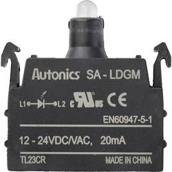 TRU COMPONENTS SA-LDGM LED kontrolka zelená 12 V, 24 V 1 ks