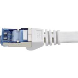 Renkforce RF-4149843 RJ45 síťové kabely, propojovací kabely CAT 6A U/FTP 3.00 m šedá flexibilní provedení, s ochranou, samozhášecí 1 ks