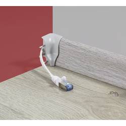 Renkforce RF-4149843 RJ45 síťové kabely, propojovací kabely CAT 6A U/FTP 3.00 m šedá flexibilní provedení, s ochranou, samozhášecí 1 ks