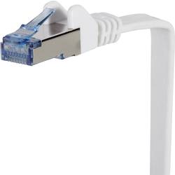 Renkforce RF-4149843 RJ45 síťové kabely, propojovací kabely CAT 6A U/FTP 3.00 m šedá flexibilní provedení, s ochranou, samozhášecí 1 ks