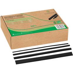 Quadrios 19011CA092 sada smršťovacích bužírek černá Poměr smrštění:2:1 200 díly