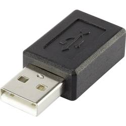adaptér USB 2.0 Renkforce [1x USB 2.0 zástrčka A - 1x micro USB 2.0 zásuvka B], černá