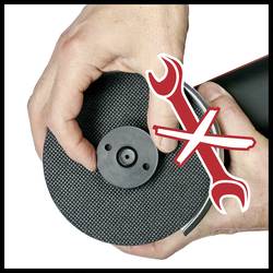 Einhell Professional AXXIO 18/115 Q 4431150 Akumulátorová úhlová bruska 115 mm, bez akumulátoru, bez nabíječky, Vč. Rychloupínacího matice, 700 W, 18 V