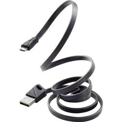 Renkforce USB kabel USB 2.0 USB-A zástrčka, USB Micro-B zástrčka 1.00 m černá RF-3376010