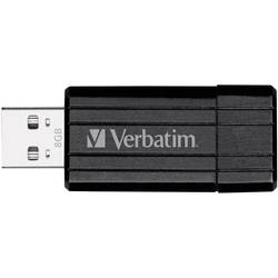 Verbatim Pin Stripe USB flash disk 8 GB černá 49062 USB 2.0