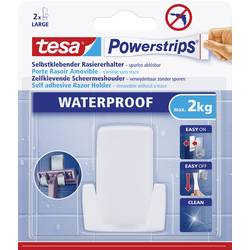 tesa POWERSTRIPS® Tesa Powerstrips® Razor Holder Plastic bílá Množství: 1 ks