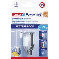 tesa POWERSTRIPS® Tesa Powerstrips® Waterproofstrips Large bílá Množství: 6 ks