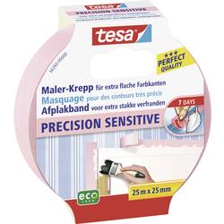 tesa PRECISION SENSITIVE 56260-00000-03 krepová lepicí páska tesa® růžová (d x š) 25 m x 25 mm 1 ks