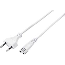 Basetech BT-2336883 napájecí síťový kabel bílá 5.00 m