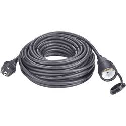 Renkforce 1384363 napájecí prodlužovací kabel 16 A černá 10.00 m H07RN-F 3G 1,5 mm²