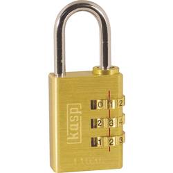 Kasp K11030D visací zámek 32 mm zlatožlutá na heslo