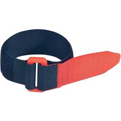 FASTECH® F101-25-300-5 pásek se suchým zipem s páskem háčková a flaušová část (d x š) 300 mm x 25 mm černá, červená 5 ks