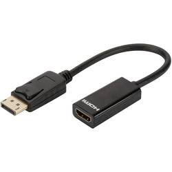Digitus AK-340400-001-S DisplayPort / HDMI adaptér [1x zástrčka DisplayPort - 1x HDMI zásuvka] černá 15.00 cm
