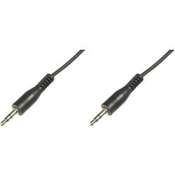 Digitus AK-510100-025-S jack audio kabel [1x jack zástrčka 3,5 mm - 1x jack zástrčka 3,5 mm] 2.50 m černá