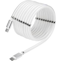 Renkforce USB kabel USB 2.0 USB-C ® zástrčka, USB-C ® zástrčka 2.00 m bílá pozlacené kontakty TO-6886785