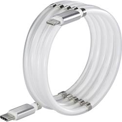 Renkforce USB kabel USB 2.0 USB-C ® zástrčka, Apple Lightning konektor 1.00 m bílá TO-6886779