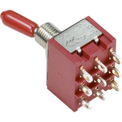 TRU COMPONENTS kolébkový spínač 250 V/AC 3 A 3x zap/zap s aretací 1 ks