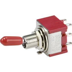 TRU COMPONENTS kolébkový spínač 250 V/AC 3 A 2x zap/zap s aretací 1 ks
