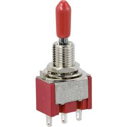 TRU COMPONENTS kolébkový spínač 250 V/AC 3 A 1x (zap)/vyp/(zap) bez aretace/0/bez aretace 1 ks
