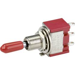 TRU COMPONENTS kolébkový spínač 250 V/AC 3 A 1x (zap)/vyp/(zap) bez aretace/0/bez aretace 1 ks