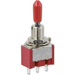 TRU COMPONENTS kolébkový spínač 250 V/AC 3 A 1x zap/vyp/(zap) s aretací/0/bez aretace 1 ks
