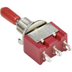 TRU COMPONENTS kolébkový spínač 250 V/AC 3 A 1x zap/vyp/(zap) s aretací/0/bez aretace 1 ks