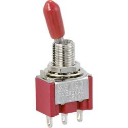 TRU COMPONENTS kolébkový spínač 250 V/AC 3 A 1x zap/zap s aretací 1 ks