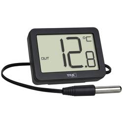 TFA Dostmann Digitales Innen-Außen-Thermometer teploměr černá