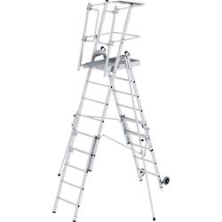 MUNK Günzburger Steigtechnik 52538 hliník žebřík s platformou Montáž pomocí nástrojů max.prac. výška: 4.37 cm