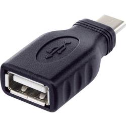 Renkforce USB 2.0 adaptér [1x USB-C® zástrčka - 1x USB 2.0 zásuvka A] rf-usba-10 s funkcí OTG, pozlacené kontakty