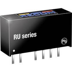 RECOM RU-050505 DC/DC měnič napětí do DPS 100 mA 1 W Počet výstupů: 2 x Obsah 1 ks