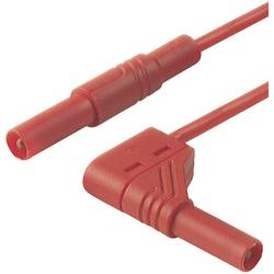SKS Hirschmann MLS SIL WG 100/1 bezpečnostní měřicí kabely lamelová zástrčka 4 mm lamelová zástrčka 4 mm 1.00 m červená 1 ks
