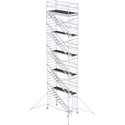 MUNK Günzburger Steigtechnik 167520 hliník lešení na kolečkách Montáž bez nářadí max.prac. výška: 12.4 m
