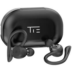 Tie Studio TBE1018 špuntová sluchátka (In Ear) Bluetooth® černá voděodolná, za uši sportovní