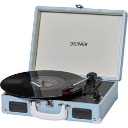 Kufříkový USB gramofon Denver VPL-120, modrá