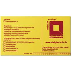 MUNK Günzburger Steigtechnik 19007 Označovací štítek pro zařízení na ochranu před stoupání 1 ks