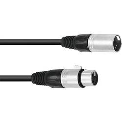 Omnitronic 30220769 XLR propojovací kabel [1x XLR zástrčka 5pólová - 1x XLR zásuvka 5pólová ] 5.00 m černá