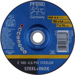 PFERD 62017520 E 180-4,6 PSF STEELOX brusný kotouč lomený Průměr 180 mm Ø otvoru 22.23 mm nerezová ocel, ocel 10 ks