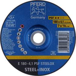 PFERD 62017950 E 180-4,1 PSF STEELOX brusný kotouč lomený Průměr 180 mm Ø otvoru 22.23 mm nerezová ocel, ocel 10 ks