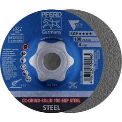 PFERD 64187100 CC-GRIND-SOLID 100 SGP STEEL/16,0 brusný kotouč Průměr 100 mm Ø otvoru 16 mm 10 ks