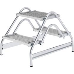 Günzburger Steigtechnik 50062 hliník pracovní schůdky Montáž pomocí nástrojů max.prac. výška: 2.5 m 15.8 kg