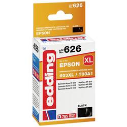 Edding Ink náhradní Epson 603XL, T03A1 kompatibilní černá EDD-626 18-626