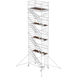 MUNK Günzburger Steigtechnik 167410 hliník lešení na kolečkách Montáž bez nářadí max.prac. výška: 10.4 m