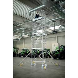 MUNK Günzburger Steigtechnik 155446 hliník lešení na kolečkách Montáž bez nářadí max.prac. výška: 6.4 m