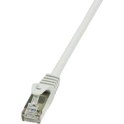 LogiLink CP2032S RJ45 síťové kabely, propojovací kabely CAT 6 F/UTP 1.00 m šedá s ochranou 1 ks